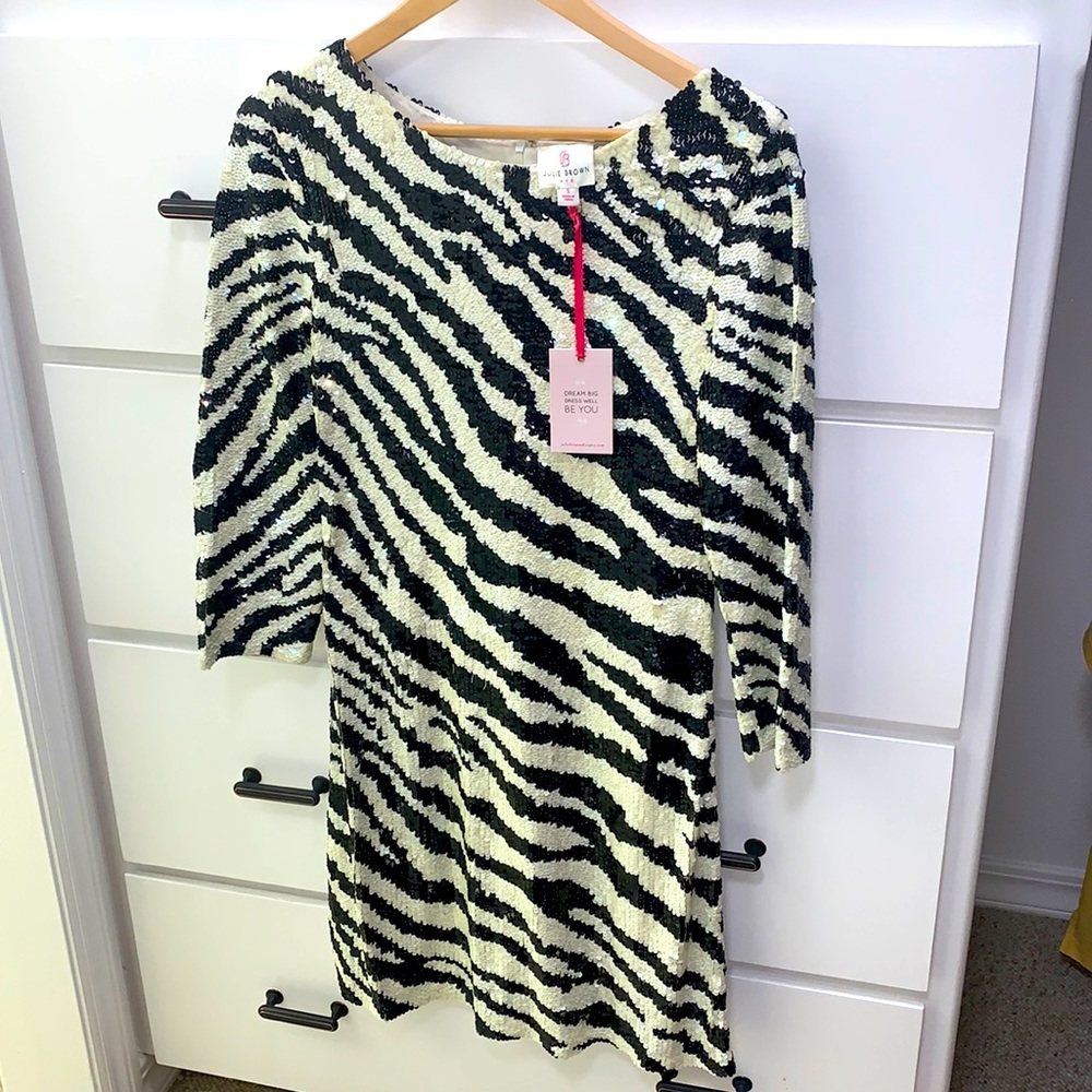 Julie Brown Zebra Dress